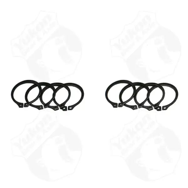 Yukon Gear (4) Full Circle Snap Rings / Fit 297X U-Joint w/ Aftermarket Axle thumbnail 2