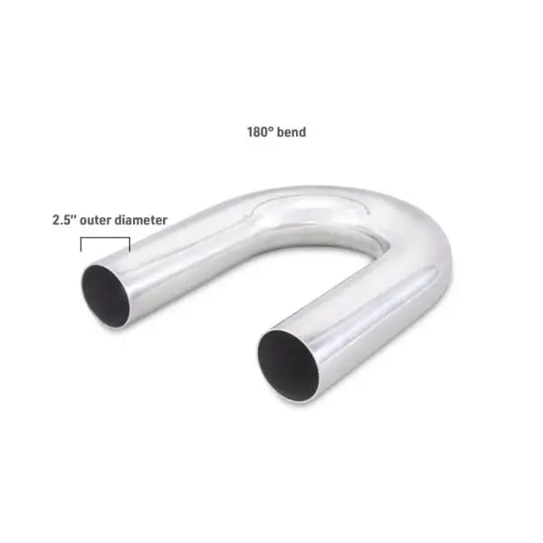 Mishimoto Universal Aluminum Intercooler Tubing 2.5in. OD - 180 Degree Bend thumbnail 3
