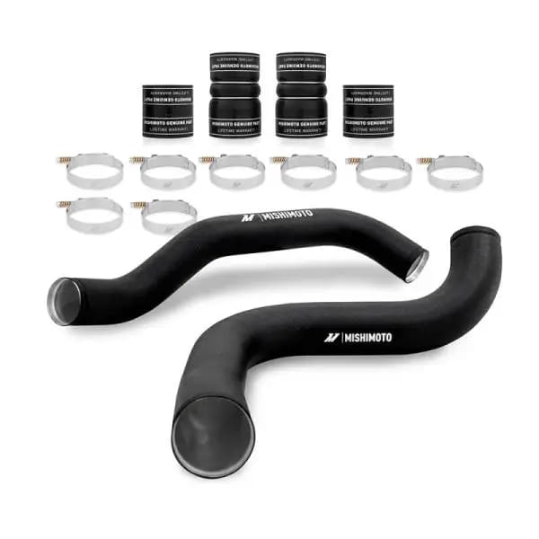 Mishimoto 99-03 Ford 7.3L Powerstroke PSD Intercooler Pipe/Boot Kit - Wrinkle Black thumbnail 2