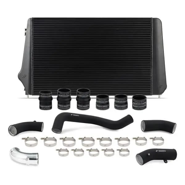 Mishimoto 17-19 GM L5P Duramax Intercooler Kit - Black w/ WBK Pipes thumbnail 2