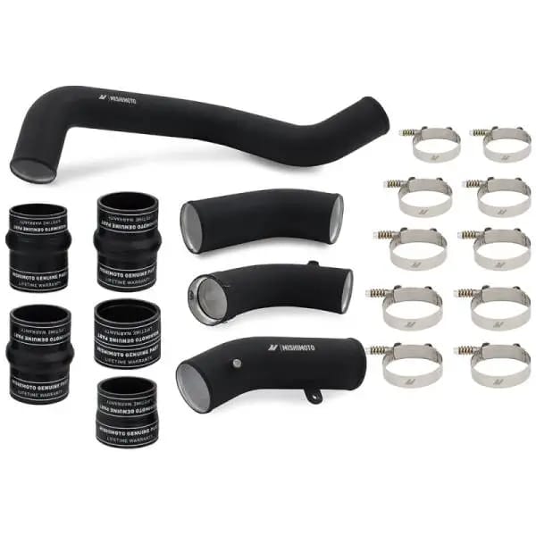 Mishimoto 17-19 GM L5P Duramax Intercooler Kit - Silver w/ WBK Pipes thumbnail 14