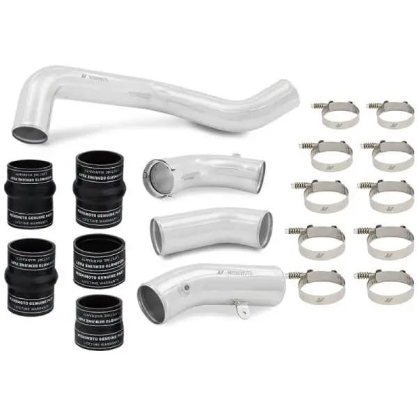 Mishimoto 17-19 GM L5P Duramax Intercooler Kit - Black w/ Polished Pipes thumbnail 13