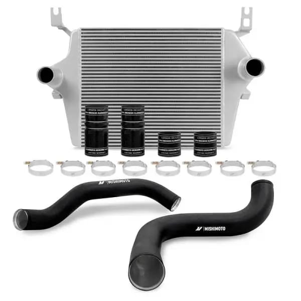 Mishimoto 99-03 Ford 7.3L Powerstroke PSD Silver Intercooler Kit w/ Black Pipes thumbnail 2