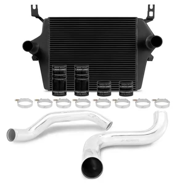 Mishimoto 99-03 Ford 7.3L Powerstroke PSD Black Intercooler Kit w/ Polished Pipes thumbnail 2