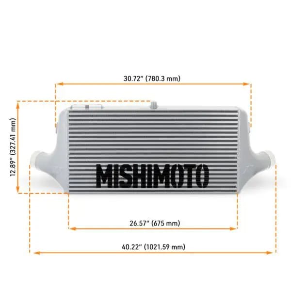 Mishimoto Universal L-Line Intercooler - Silver thumbnail 2