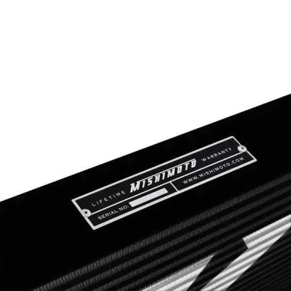 Mishimoto Universal Black R Line Intercooler Overall Size: 31x12x4 Core Size: 24x12x4 Inlet / Outlet thumbnail 7