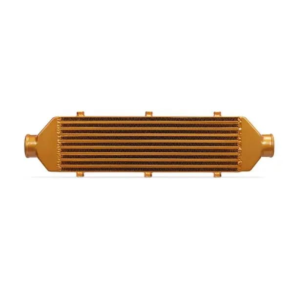 Mishimoto Universal Gold Z Line Intercooler Overall Size: 28x8x3 Core Size: 21x6x2.5 Inlet / Outlet thumbnail 4