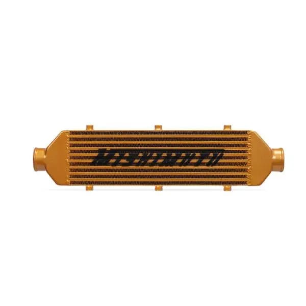 Mishimoto Universal Gold Z Line Intercooler Overall Size: 28x8x3 Core Size: 21x6x2.5 Inlet / Outlet thumbnail 7