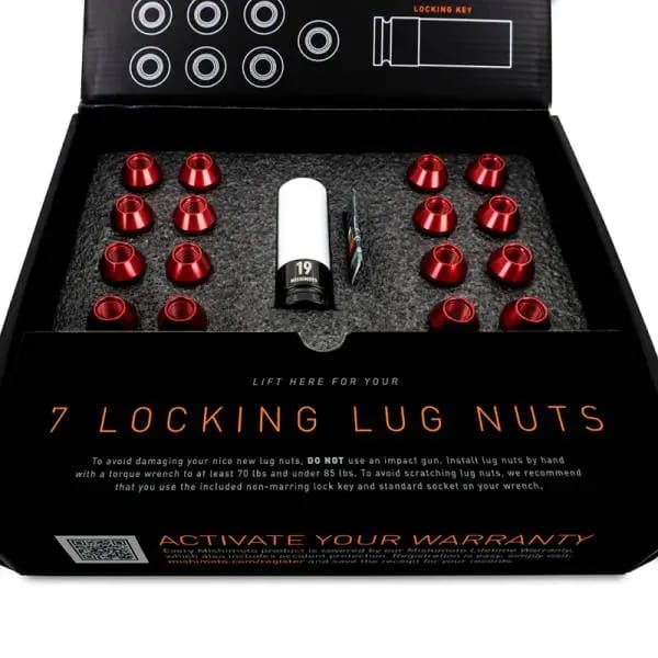 Mishimoto Aluminum Locking Lug Nuts 1/2 X 20 23pc Set Blue thumbnail 6