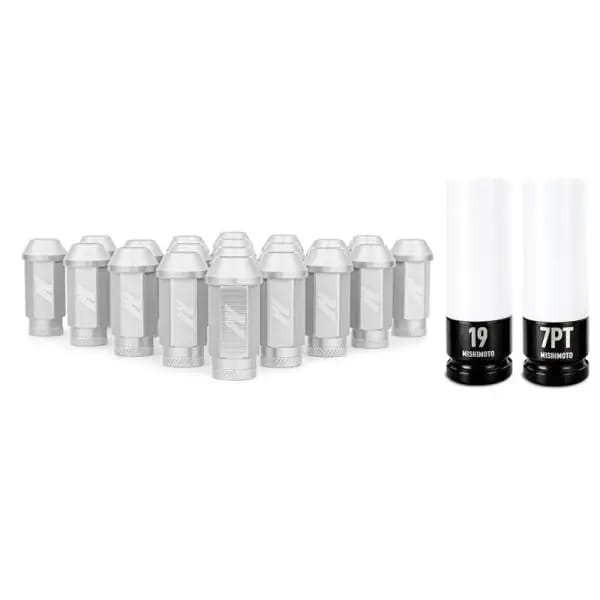 Mishimoto Aluminum Locking Lug Nuts 1/2 X 20 23pc Set Silver thumbnail 2