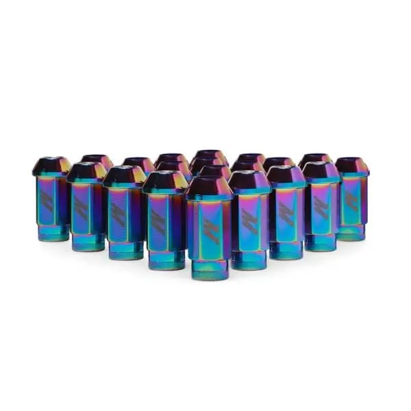 Mishimoto Aluminum Locking Lug Nuts M12x1.5 20pc Set Neo Chrome thumbnail 3