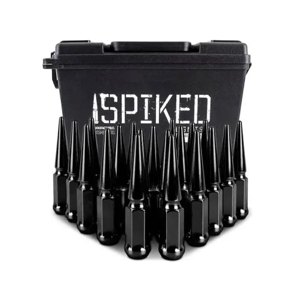Mishimoto Steel Spiked Lug Nuts M12x1.5 20pc Set - Black thumbnail 8