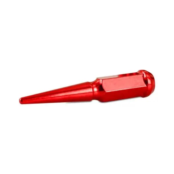 Mishimoto Steel Spiked Lug Nuts M12x1.5 20pc Set - Red thumbnail 6