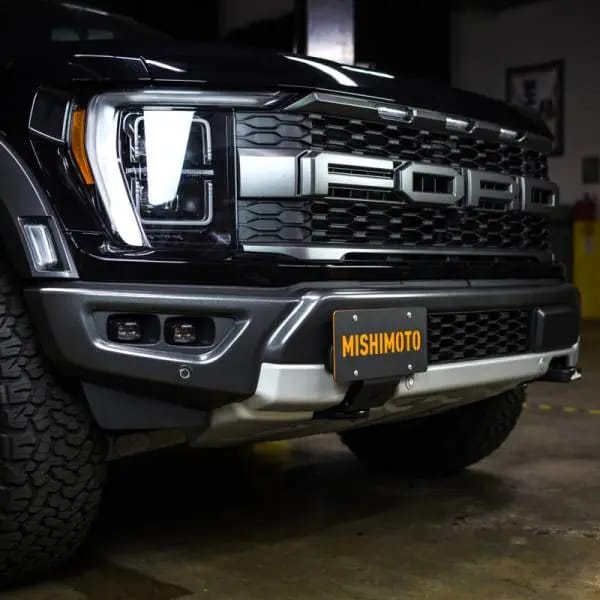 Mishimoto 2015+ Ford F-150 Tow Hook License Plate Relocation Bracket thumbnail 8