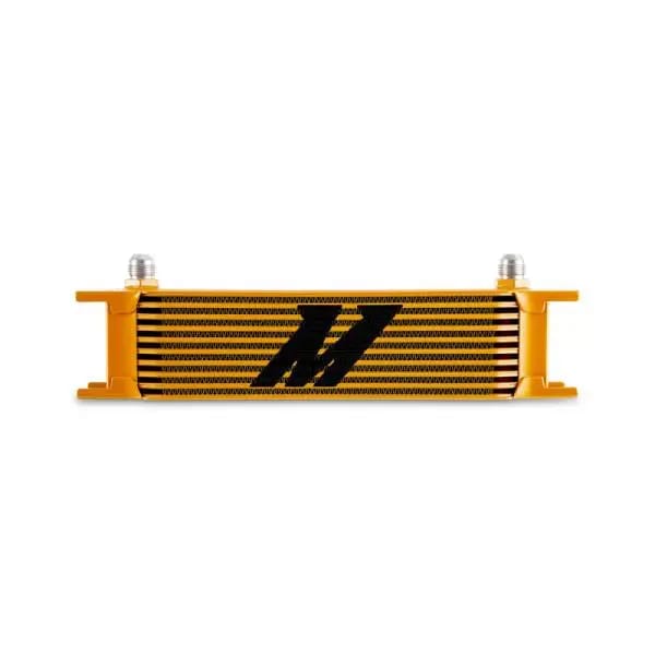 Mishimoto Universal -8AN 10 Row Oil Cooler - Gold thumbnail 2