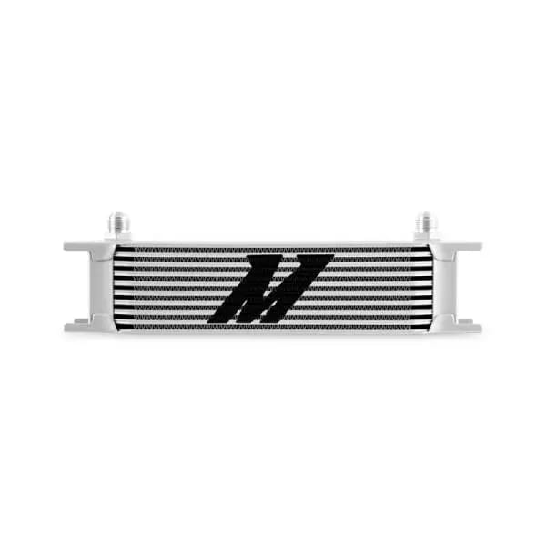 Mishimoto Universal -8AN 10 Row Oil Cooler - Silver thumbnail 2