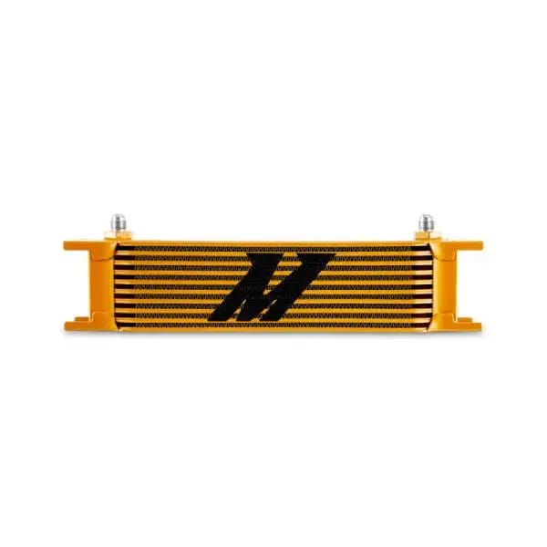 Mishimoto Universal -6AN 10 Row Oil Cooler - Gold thumbnail 2