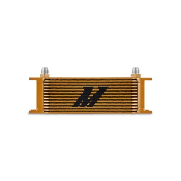 Mishimoto Universal 13-Row Oil Cooler Gold thumbnail 2