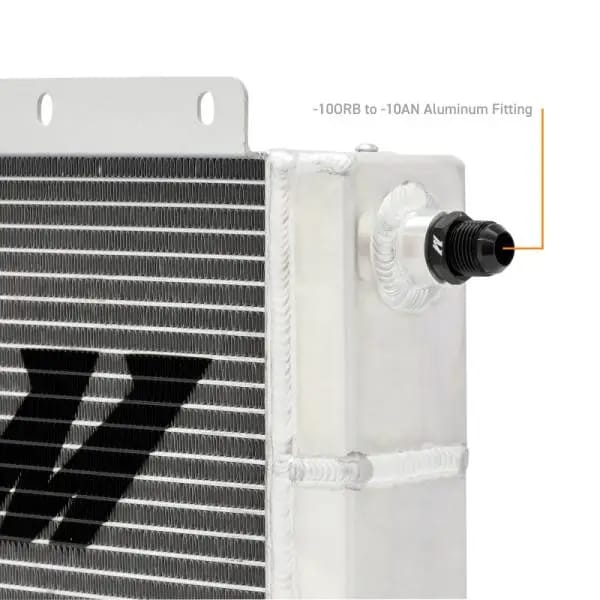 Mishimoto Universal Oil Cooler Kit 23 Row Cooler and 1in x 8in Fan thumbnail 6
