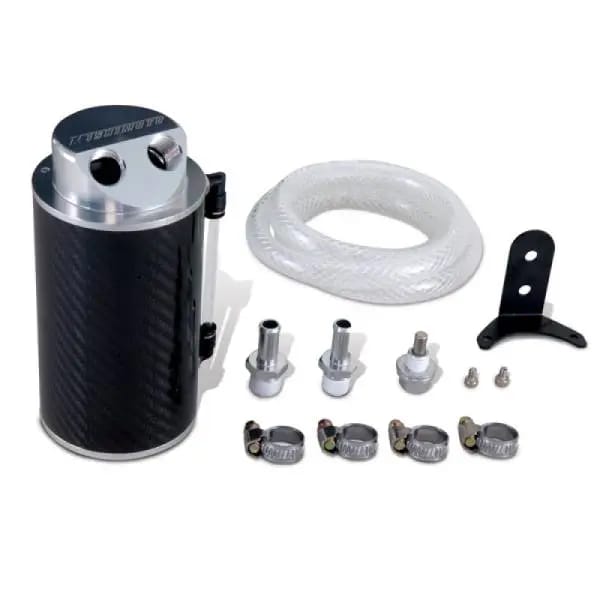Mishimoto Carbon Fiber Oil Catch Can 10mm Fittings thumbnail 2