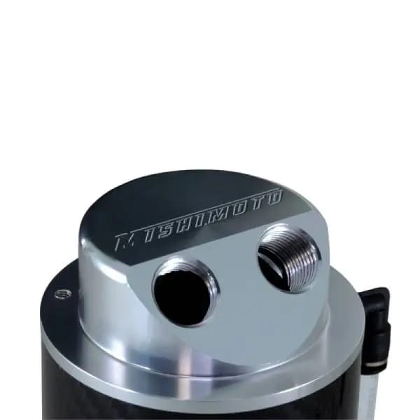 Mishimoto Carbon Fiber Oil Catch Can 10mm Fittings thumbnail 9