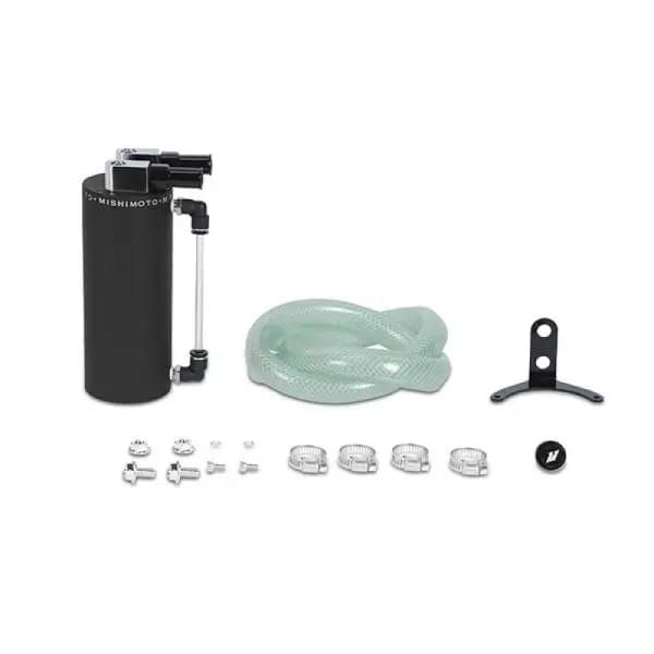 Mishimoto Small Aluminum Oil Catch Can - Wrinkle Black thumbnail 2