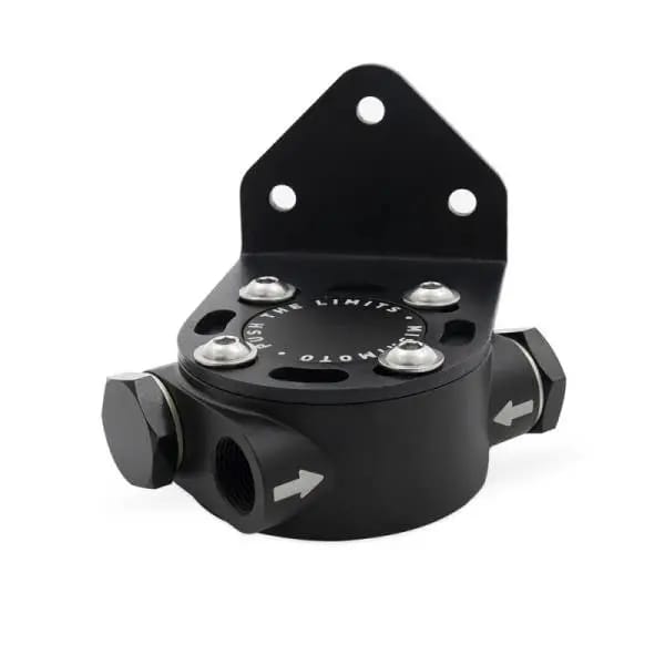 Mishimoto 3/4 - 16 Thread Remote Oil Filter Mount - Black thumbnail 12