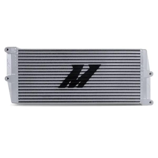 Mishimoto Heavy-Duty Oil Cooler - 17in. Opposite-Side Outlets - Silver thumbnail 3