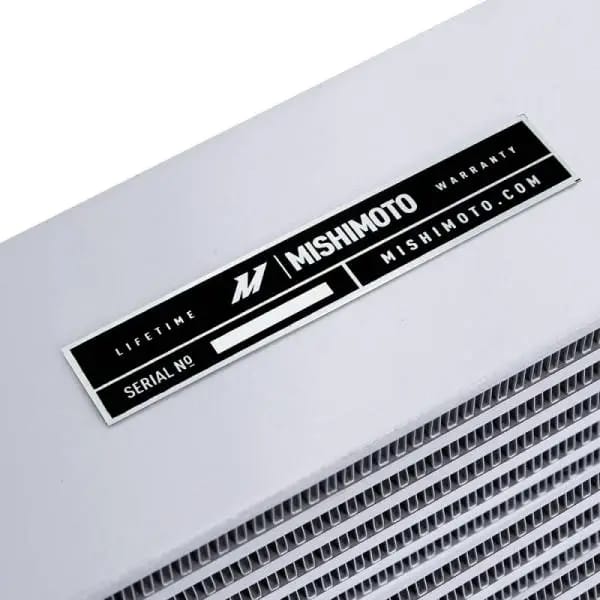 Mishimoto Heavy-Duty Oil Cooler - 17in. Opposite-Side Outlets - Silver thumbnail 5