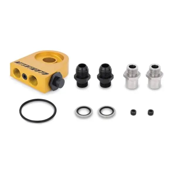 Mishimoto Universal Thermostatic Oil Cooler Kit 16-Row Silver thumbnail 7