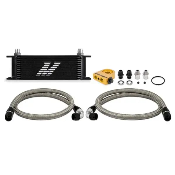 Mishimoto Universal Thermostatic Oil Cooler Kit 13-Row Black thumbnail 2
