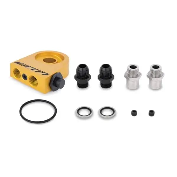 Mishimoto Universal Thermostatic Oil Cooler Kit 13-Row Black thumbnail 4