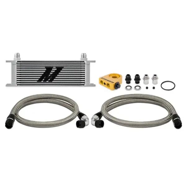Mishimoto Universal Thermostatic Oil Cooler Kit 13-Row Silver thumbnail 2