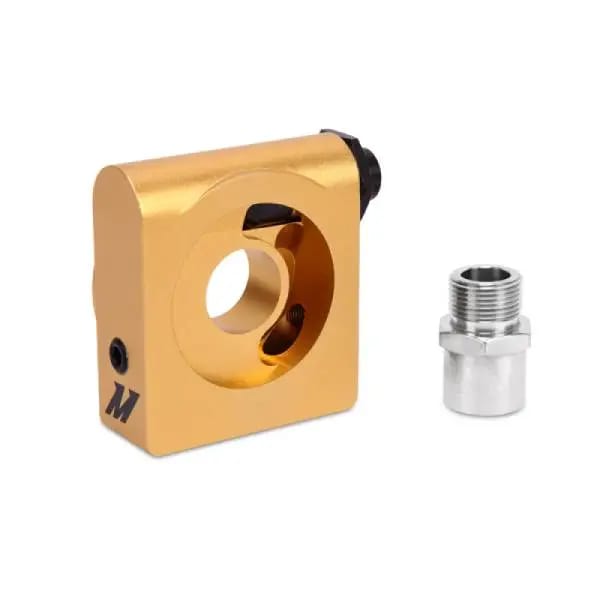 Mishimoto M22 x 1.5 Oil Sandwich Plate w/ Rear-Mounted Thermostat thumbnail 2