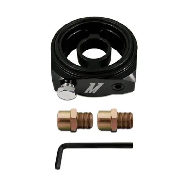 Mishimoto Oil Sandwich Plate Adapter with 3 x 1/8in NPT Ports thumbnail 2
