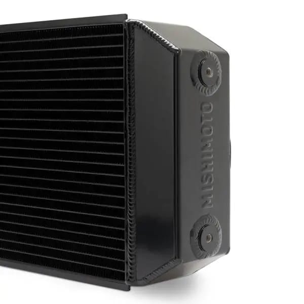 Mishimoto Universal Drag Race Performance Aluminum Radiator - Black thumbnail 6