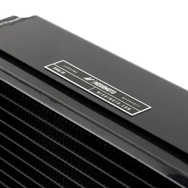 Mishimoto Universal Drag Race Performance Aluminum Radiator - Black thumbnail 7