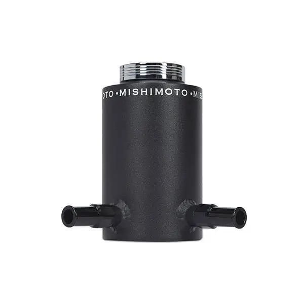 Mishimoto Aluminum Power Steering Reservoir Tank - Wrinkle Black thumbnail 2