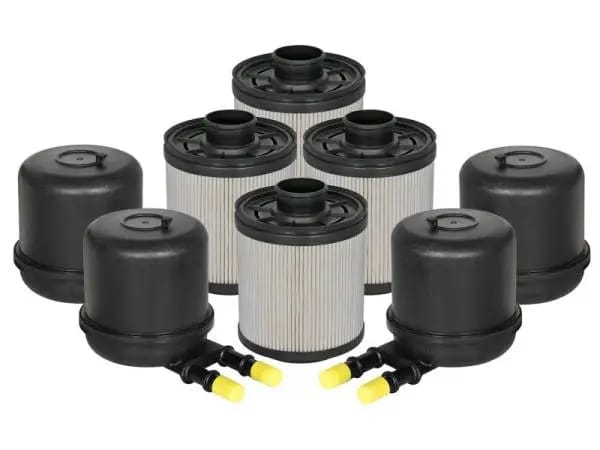 aFe Pro GUARD D2 Fuel Filter 11-17 Ford Diesel Trucks V8 6.7L (td) (4 Pack)