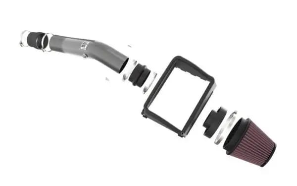 K&N 18-24 Ford F150 3.3L V6 Performance Air Intake System w/ Red Air Filter thumbnail 3