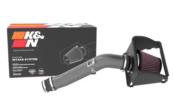 K&N 18-24 Ford F150 3.3L V6 Performance Air Intake System w/ Red Air Filter thumbnail 4