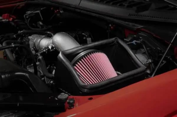 K&N 18-24 Ford F150 3.3L V6 Performance Air Intake System w/ Red Air Filter thumbnail 7