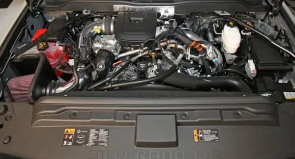K&N 77 Series Performance Intake Kit for 2015 Chevrolet Silverado/GMC Sierra 2500 / 3500 6.6L V8 thumbnail 16