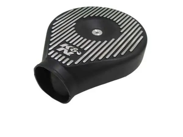 K&N Universal Plenum 11.89in L x 9in Dia x 4.75in H - Black thumbnail 2