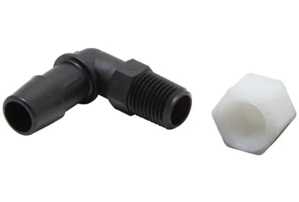 K&N Air Filter Vent Kit - White - 90 Degree Plastic 0.50in Flange 1.75in H 1.75in L thumbnail 2