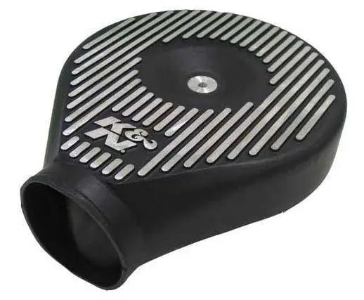 K&N Universal Plenum 6.875in L x 5.75in Outer Dia - Black - Weber DGV Carburetor thumbnail 3