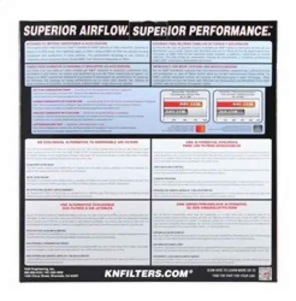 K&N Replacement Air Filter FORD VAN, V8-7.3L DIESEL, 1992 thumbnail 6
