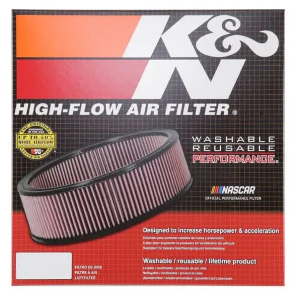 K&N Replacement Drop In Air Filter - 14in OD / 12in ID / 4in H w/ Wire thumbnail 9