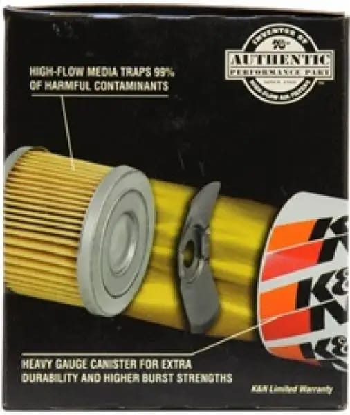 K&N 87-92 Supra Non-Turbo / 99-04 Grand Cherokee 4.0 Performance Gold Oil Filter thumbnail 10