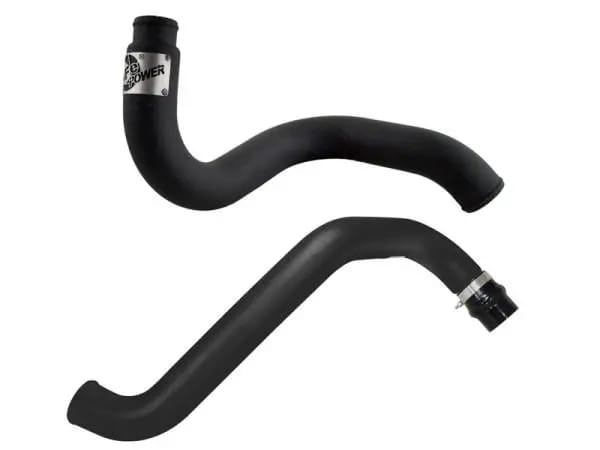 aFe BladeRunner 3in Black Intercooler Hot Cold Side Tubes Combo 02-04 GM Diesel Trucks 6.6L V8 (td) thumbnail 3